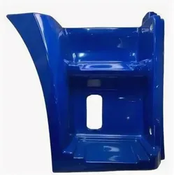 Щиток подножки правый КАМАЗ-ЕВРО с отверстием (рестайлинг) (синий)