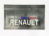 Брызговики задние (600*370) RENAULT белая надпись